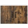 vidaXL Armoires murales de cuisine 2 pcs Ch&ecirc;ne fum&eacute; 60 x 31 x 40 cm