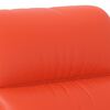 vidaXL Fauteuil de massage Rouge Similicuir