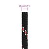 vidaXL Corde de bateau Noir 18 mm 100 m Polypropyl&egrave;ne