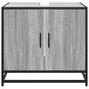 vidaXL Armoire de lavabo de salle de bain sonoma gris 65x33x60 cm