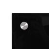 vidaXL Dosserets de cuisine 2 pcs noir 70x40 cm verre tremp&eacute;