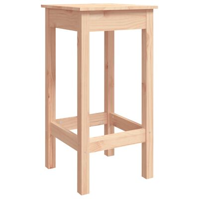 vidaXL Tabourets de bar lot de 2 40x40x78 cm bois massif de pin