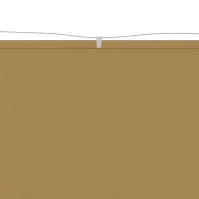 vidaXL Auvent vertical Beige 140x420 cm Tissu oxford