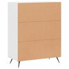 vidaXL Buffet blanc 69,5x34x90 cm bois d'ing&eacute;nierie