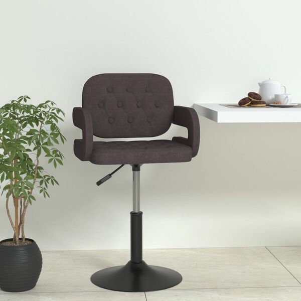 vidaXL Tabouret de bar Taupe Tissu