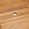 vidaXL Ensemble de salle &agrave; manger pour jardin 9 pcs Marron
