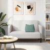 vidaXL Coussin de Dos Vert Mer 45 x 20 x 35 cm Tissu en velours c&ocirc;tel&eacute;