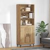 vidaXL Haut Armoire Ch&ecirc;ne artisanal 69,5 x 34 x 180 cm