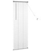 vidaXL Store de Fen&ecirc;tre avec des rideaux Argent Aluminium