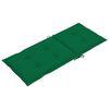 vidaXL Chaises inclinables de jardin et coussins lot de 4 Teck solide