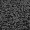 vidaXL Ensemble de tapis de bain antid&eacute;rapants 2 pcs Gris fonc&eacute; PP