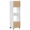vidaXL Armoires de four 2 pcs Kalmar blanc bois d'ing&eacute;nierie
