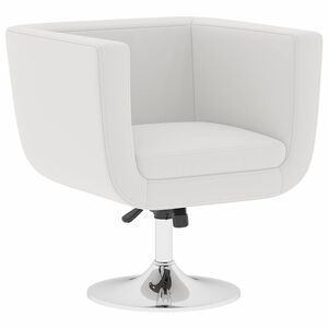 vidaXL Tabouret de bar Blanc Similicuir