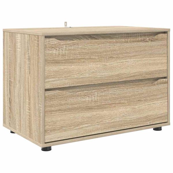 vidaXL Armoire de rangement Ch&ecirc;ne Sonoma 80 x 48 x 57 cm