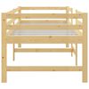 vidaXL Lit mi-haut Bois massif de pin 90x200 cm