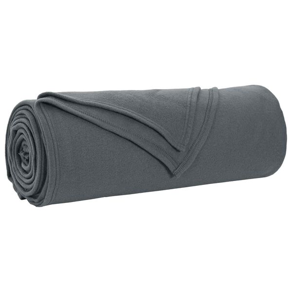 vidaXL Jet&eacute; Gris fonc&eacute; 350 x 270 cm Toison