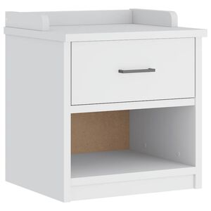 vidaXL Banc de couloir SANDNES blanc 45x40x50 cm bois de pin massif