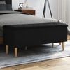 vidaXL Banc de rangement noir 102x42x46 cm bois d'ing&eacute;nierie