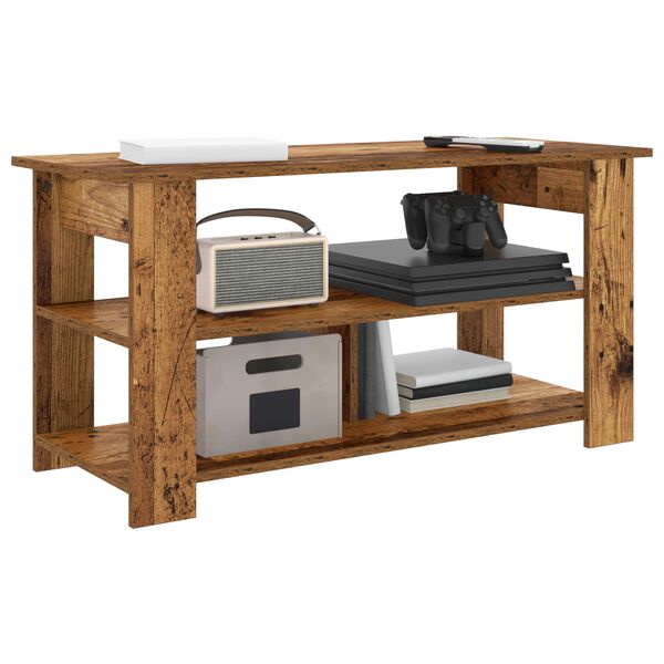 vidaXL Support de t&eacute;l&eacute;vision Bois ancien 100 x 40 x 50 cm