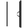 vidaXL Porte r&eacute;tractable pour animaux de compagnie noir 82,5x125 cm