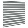 vidaXL Store z&egrave;bre gris fonc&eacute; largeur du tissu 160,9 cm polyester