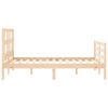 vidaXL Cadre de lit sans matelas bois massif