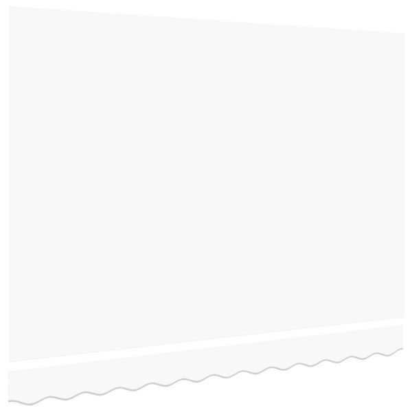 vidaXL Toile de rechange pour auvent Blanc 330 x 195 cm Polyester