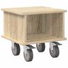 vidaXL Meuble TV Ch&ecirc;ne Sonoma 37 x 35 x 35 cm Bois d'ing&eacute;nierie