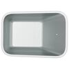 vidaXL Remplacement du plateau de brouette Argent&eacute; 88 x 60 x 32 cm