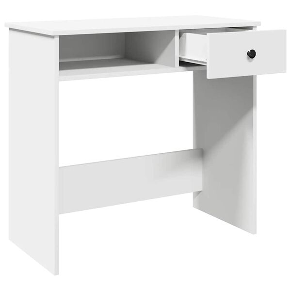 vidaXL Bureau Blanc 80x40x75 cm Bois d'ingénierie