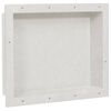 vidaXL Niche de douche Blanc mat 41x51x10 cm