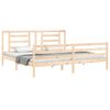 vidaXL Cadre de lit sans matelas 200x200 cm bois massif