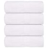 vidaXL Serviettes de toilette FROGN 4 pi&egrave;ces Blanc 30x30 cm 360 g/m&sup2;