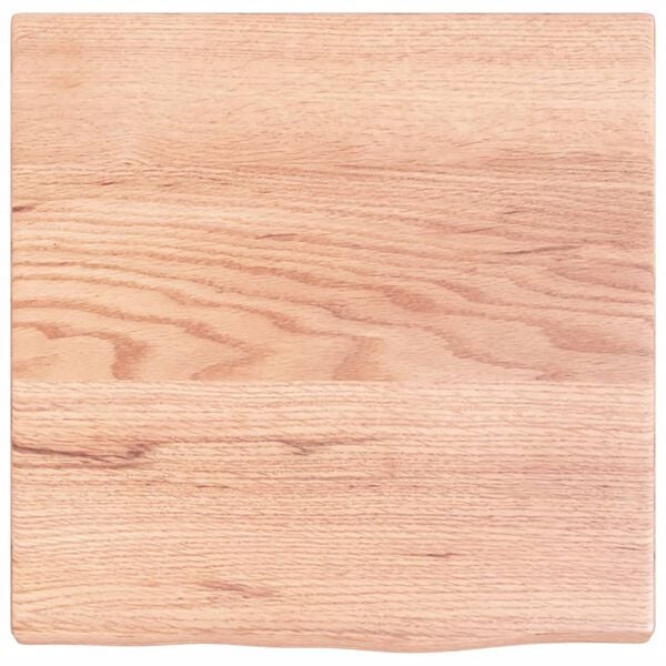 vidaXL Comptoir de salle de bain marron clair 40x40x2 cm bois trait&eacute;