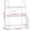 vidaXL &Eacute;tag&egrave;re Ch&ecirc;ne artisanal 80 x 30 x 109 cm Bois d'ing&eacute;nierie