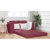 vidaXL Canap&eacute;-Lit 60cm Bordeaux tissu