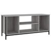 vidaXL Meuble TV sonoma gris 102x35x45 cm bois d'ing&eacute;nierie