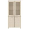 vidaXL Buffet HAMAR Bois massif de pin Marron miel