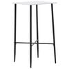 vidaXL Ensemble de bar 3 pcs Tissu Noir