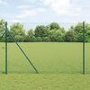 vidaXL Poteau de cl&ocirc;ture. Vert 10 x 1,6 m (maillage 40 x 40 mm)