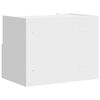 vidaXL Tables de chevet murales 2 pcs blanc 45x30x35 cm