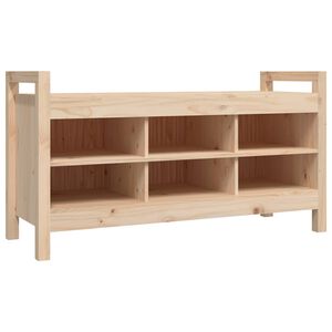 vidaXL Banc d'entr&eacute;e 110x40x60 cm Bois de pin massif