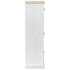 vidaXL Armoires avec tiroir Blanc 76 x 50 x 170 cm Pin massif