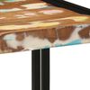 vidaXL Table basse Multicolore 40 x 40 x 38 cm Bois Recycl&eacute; Solide