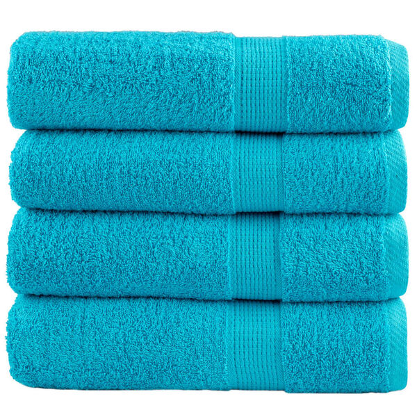 vidaXL Serviettes de douche de qualit&eacute; sup&eacute;rieure SOLUND 4 pcs