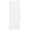 vidaXL Armoire murale blanc 34,5x34x90 cm