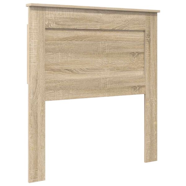 vidaXL T&ecirc;te de lit Ch&ecirc;ne Sonoma 80 cm Bois d'ing&eacute;nierie