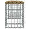 vidaXL Banc de jardin design gabion 203x31x42 cm bois de pin impr&eacute;gn&eacute;