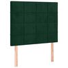 vidaXL Cadre de lit sans matelas vert fonc&eacute; 80x200 cm velours