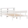 vidaXL Cadre de lit sans matelas blanc 150x200 cm bois de pin massif